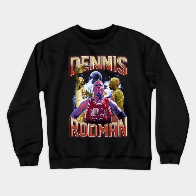 Dennis Rodman Bootleg Crewneck Sweatshirt by Bootlegheavens